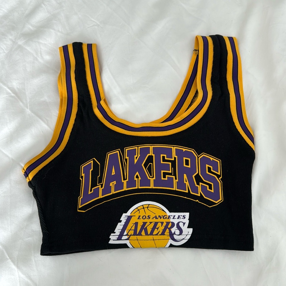 Lakers crop tank- XS